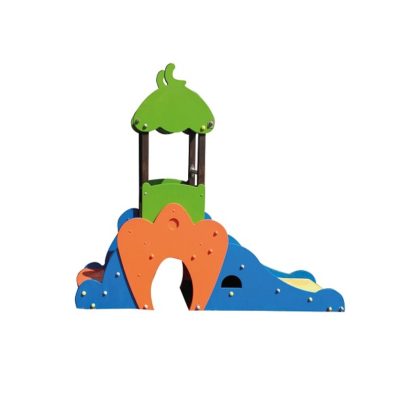 Zestaw wieżowy ze zjeżdżalnią dla małych dzieci na plac zabaw