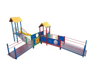 Zestaw wieżowy zabawowy integracyjny na plac zabaw